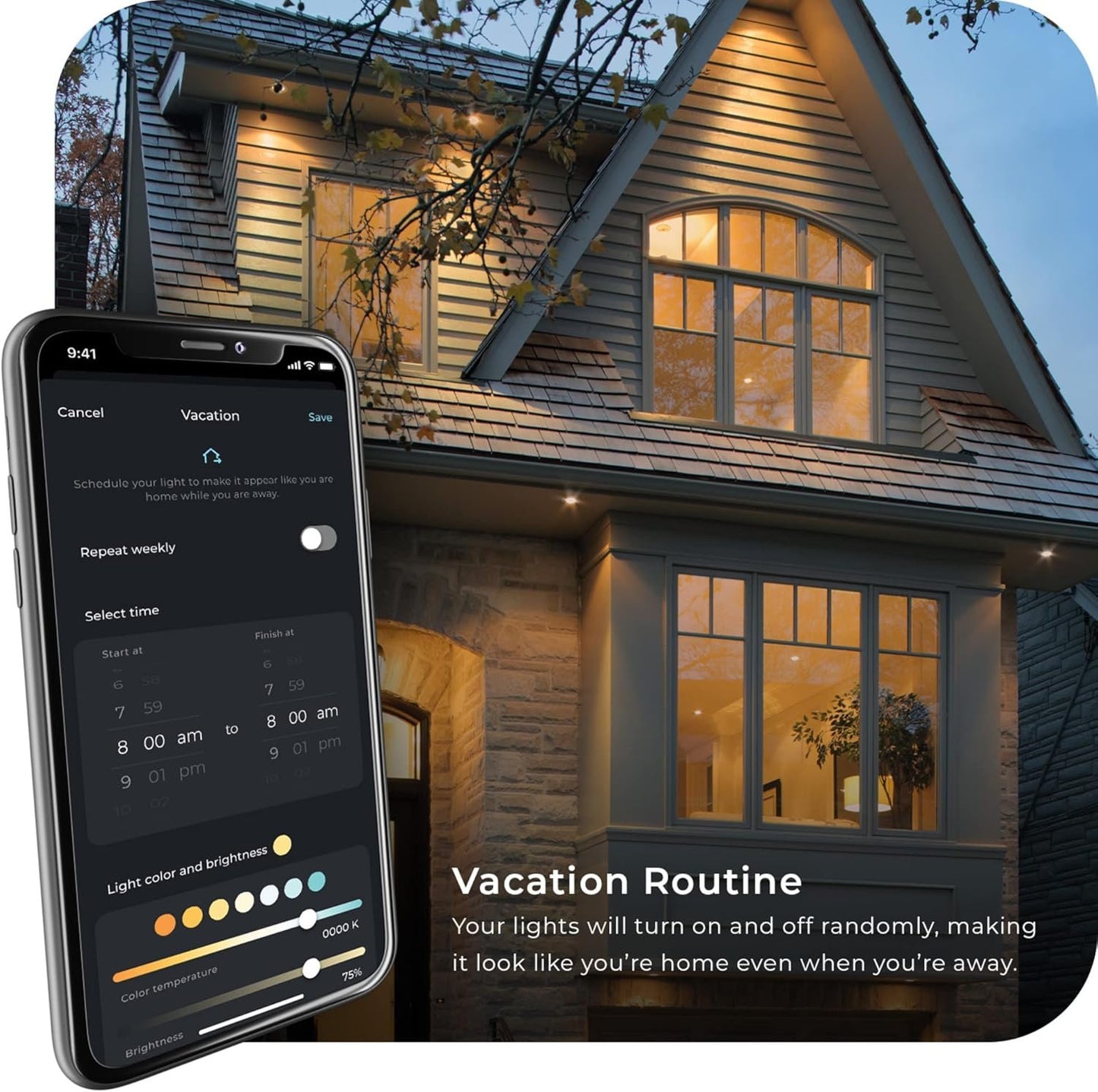 Globe Electric 50069 Wi-Fi Smart 6" Ultra Slim LED Recessed Lighting Kit 2-Pack, No Hub Required, Voice Activated, 12 W, Multicolor Changing RGB, Tunable White 2000K - 5000K, 800 Lumens, Wet Rated