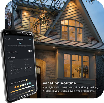 Globe Electric 50069 Wi-Fi Smart 6" Ultra Slim LED Recessed Lighting Kit 2-Pack, No Hub Required, Voice Activated, 12 W, Multicolor Changing RGB, Tunable White 2000K - 5000K, 800 Lumens, Wet Rated