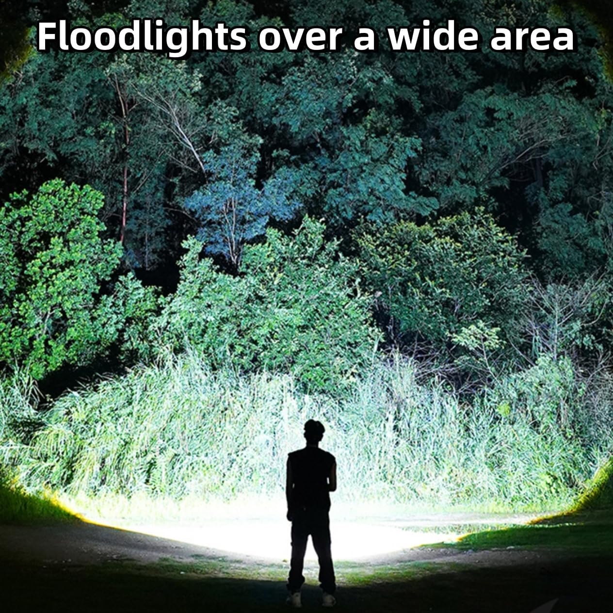 Rechargeable flashlights 10000 lumens, Handheld Tactical Torch, Led Flashlight for Home, Tactical Flashlight for Emergencies,4 Modes, IPX5 Waterproof, Super Bright Torch for Camping,Outdoor