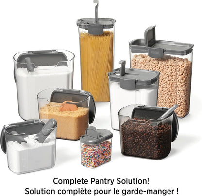 Starfrit PROKEEPER 7-pc Set - Brown Sugar, Coffee, Sugar, Flour Containers with accessories