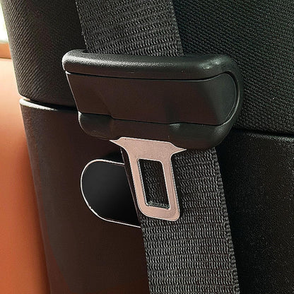 Car Seat Buckle Tool, Seatbelt Clip Stopper, 1.97 x 0.98 x 0.35 Inches, Magnetic Harness Helper, Hand Safety Design, Travel Friendly for Long Drives and Daily Commute, Gray
