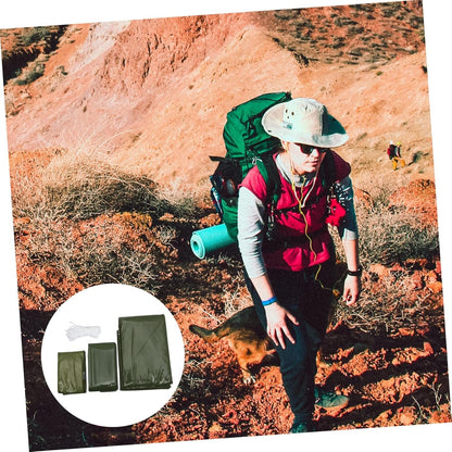 TOBBOMEY Emergency Thermal Survival Blanket for Outdoor Camping Lightweight Portable Sleeping Sack for Hiking and Travel Durable Easy to Store