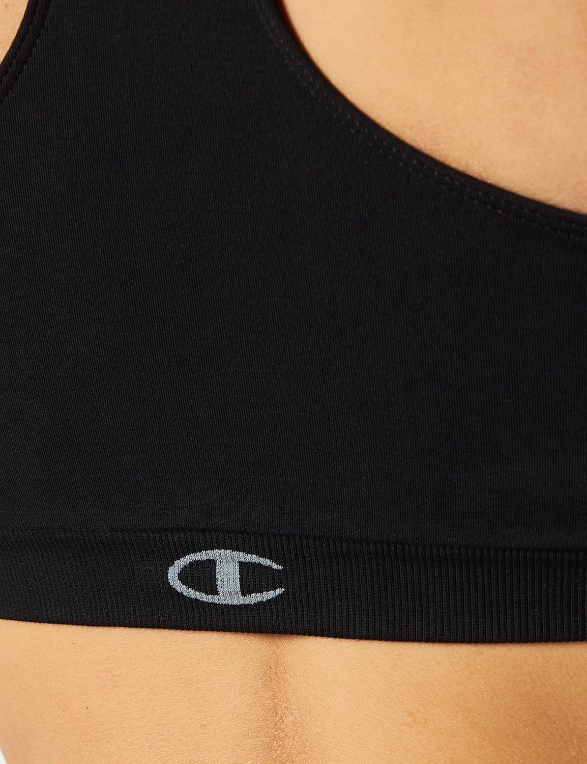 Champion Athletic C-Tech Quick Dry Metallic Small Logo Pack Medium Support Sports Bra (Pack of 2) for Women