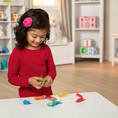 Melissa & Doug Sunny Patch Bag of Bugs (10 pcs) | Pretend Play Insect Toys, Counting And Sorting Toys, Science Learning Toys For Kids Ages 3+