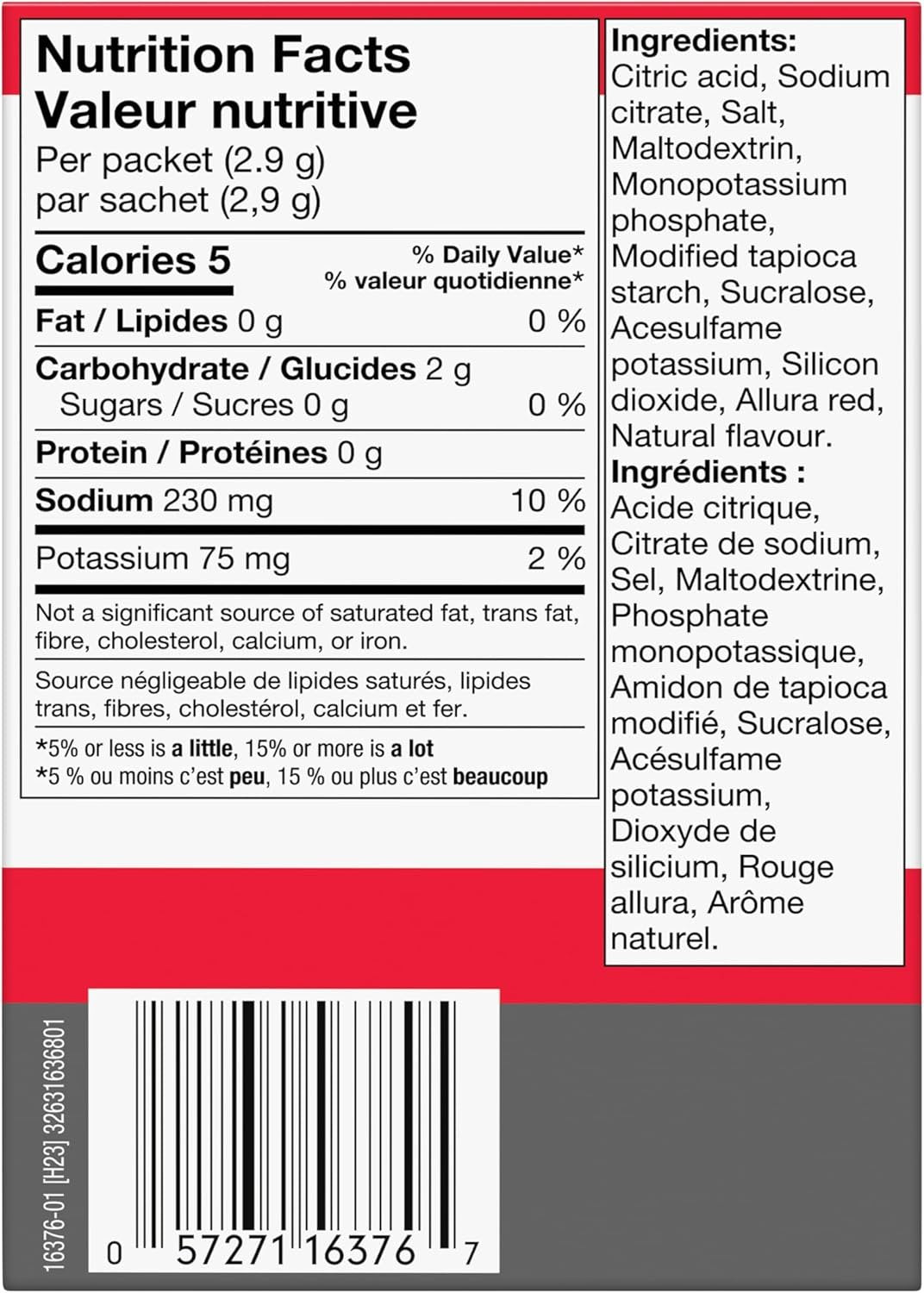 Gatorade Zero Powder Fruit Punch 10 X 2.9g