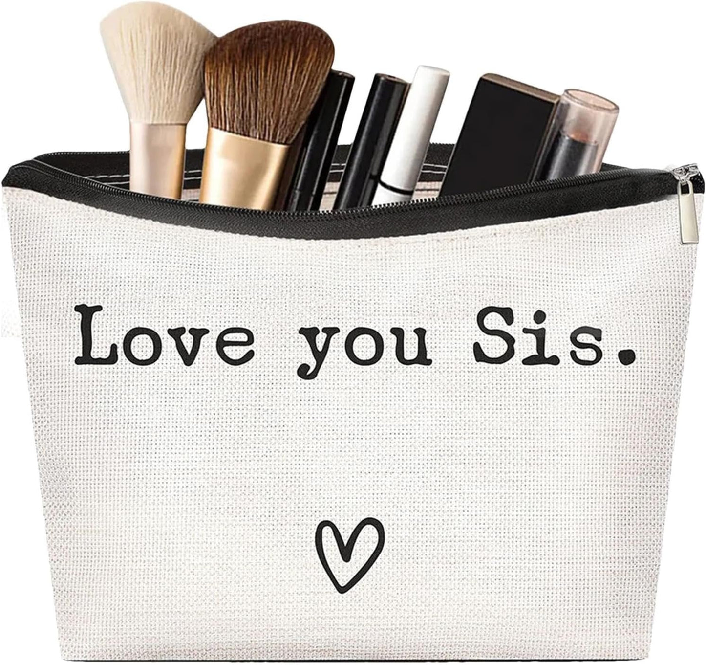 Travel Toiletry Bag for Sister | Best Sister Ever Large Organizer Sister - Funny Christmas Birthday, Large Portable Travel Toiletries Hygiene Bag for Accessories Shampoo Toiletries