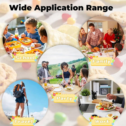 20 Sets Reusable Snack Containers with Lids,Double Compartment Condiment Container for Refrigeration,Portion Control,Take-out Sauces,Dips,Salad Dressing (20)