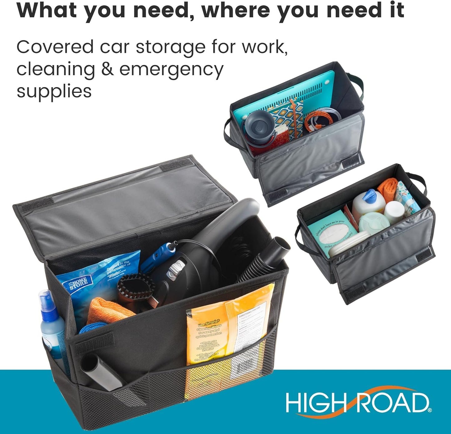 High Road Carganizer Portable Console Car Organizer