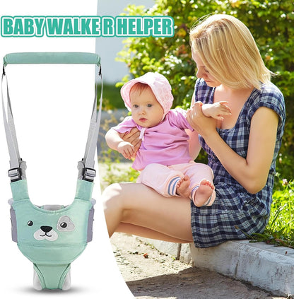 Baby Walking Harness, Adjustable Kids Walker Safety, 18.9 x 12.6 Inches Breathable Support Trainer, Children Walking Tool for Outdoor Stepper Strap, Stroller and Travel Use