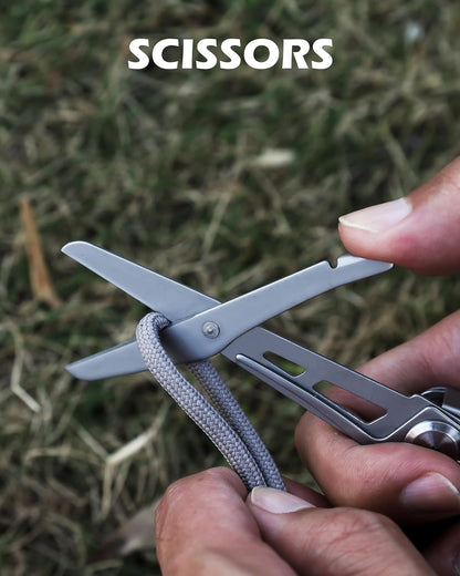 RUSH DEER Multi-Tool 18-in-1 Essential Survival Tools and Multitools Plier- Versatile Camping Tool Kit-Gift for Men-Ultimate Versatile Toolkit for DIY, Outdoor (Sliver)