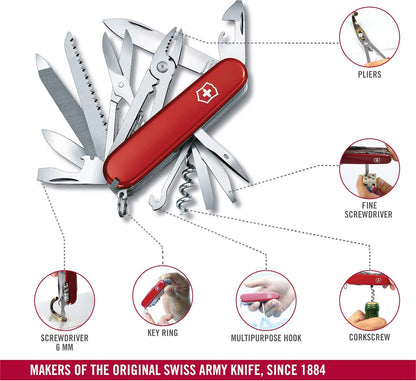 VICTORINOX 1.3773 Handyman Swiss Army Knife, Multi-functional Knife, DIY with Pliers, Swiss Multi-Tool with 24 Functions
