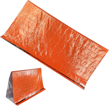 Emergency Tent, Portable Survival Tent with Nylon Rope for Camping Hiking