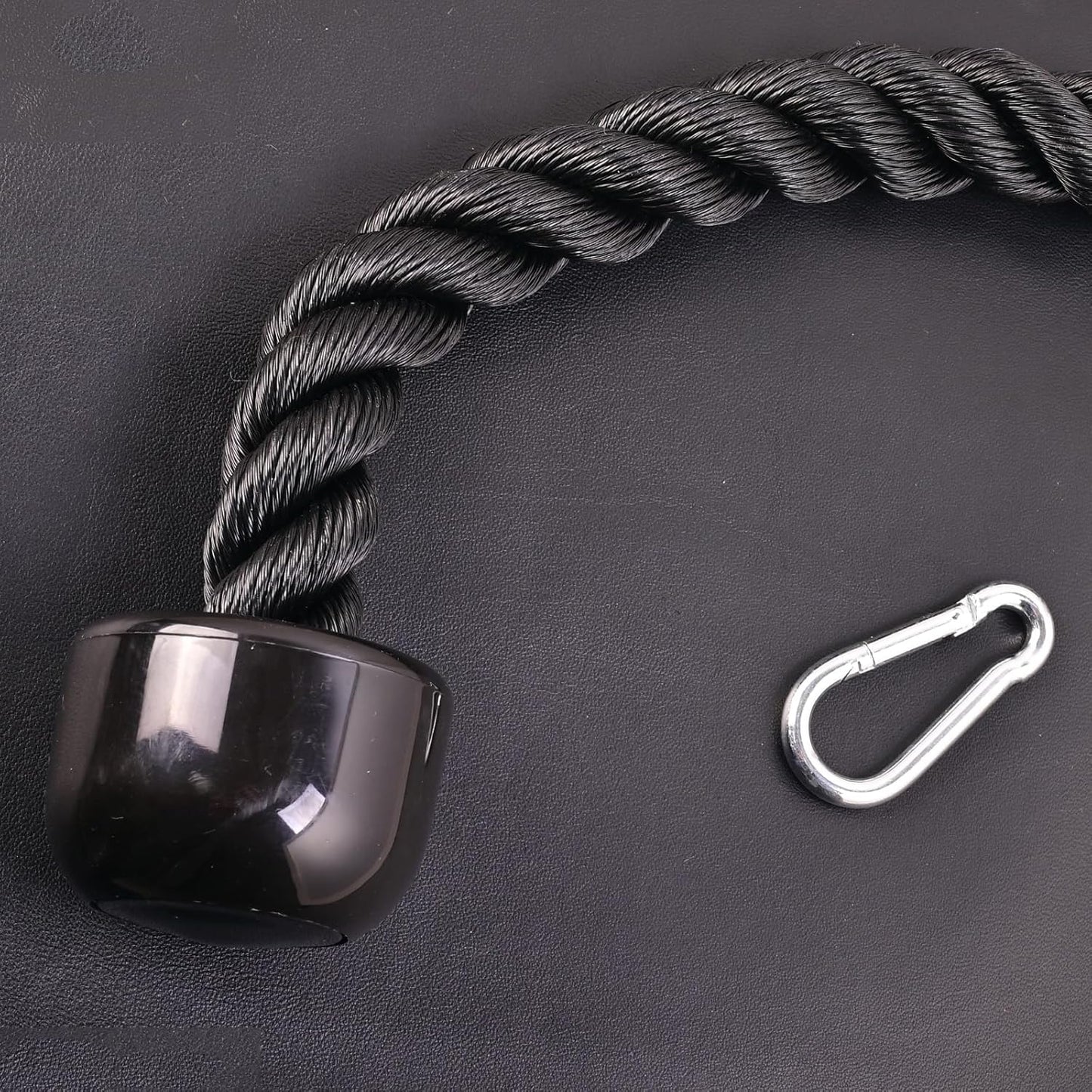 Tricep Rope Pull down,Heavy Duty Triceps Kit Easy to Grip & Non Slip Cable Attachment Ideal for Home Gym Face Pulls Tricep Push Down Rope System