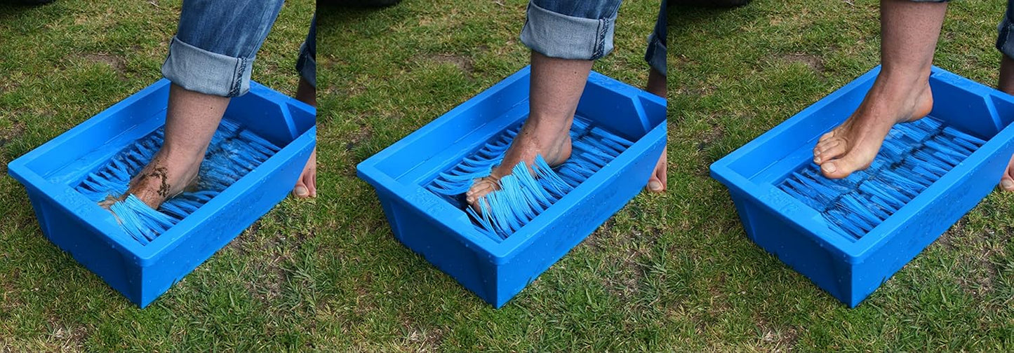 SWABBO Footwasher, Beach Essentials for Washing Feet Outdoors, Portable Pool Foot Bath, Keep Sand and Dirt Out of The House, Portable and Durable, for Beach, Poolside, Camping