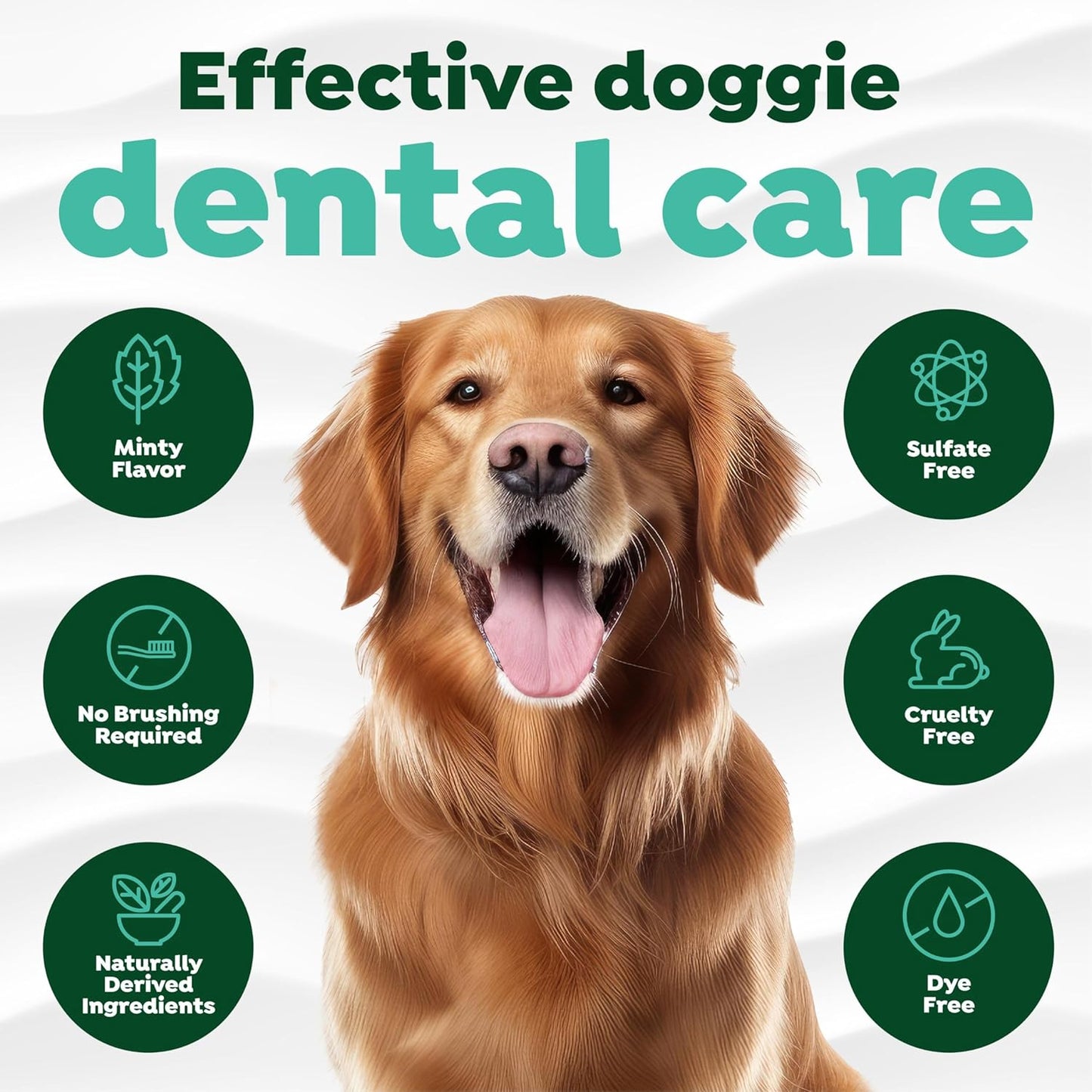 Tropiclean Fresh Breath by Dental Hygiene Gel for Dogs – Clean Teeth, Without Brushing – Against Plaque & Tartar – Original – 118 ml