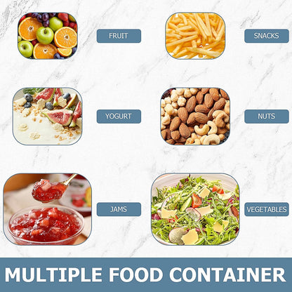 9 Pack Silicone Food Storage Containers,Nesting Silicone Food Containers with Airtight Lids,Reusable Bento Box Snack Lunch Containers for Camping, 3 Size(6.7oz, 10oz, 20oz)