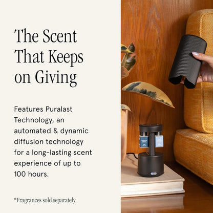 Pura Plus - Smart Fragrance Diffuser for Large Spaces - Automatic Fragrance Vial Detection - Wi-Fi Smart Diffuser for Luxury Home Scenting - Black
