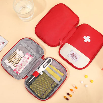 LXWHAYBVJ Empty First Aid Bag Emergency Kit, First Aid Bag, First Aid Kit Bag Empty for Home, 3 Pcs First Aid Bag Empty, First Aid Kit Bags Portable Travel Empty Medicine Bags 3 Size Waterproof(Red)