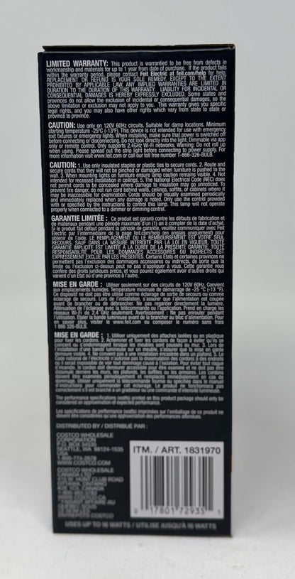 Feit Electric Indoor 19.7 ft. Smart Colour Chasing Strip Light