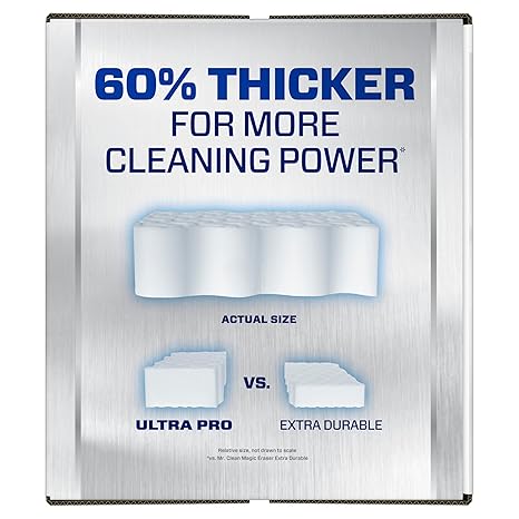 Mr. Clean Professional Magic Eraser Ultra Pro, Multi-Purpose Cleaner, 26 Count, Cleaning Sponge, Commercial Cleaning Supply, Commercial Grease Cleaner.