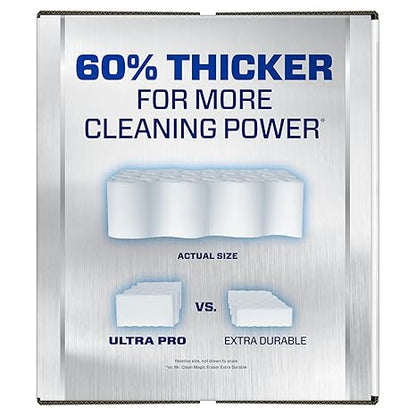Mr. Clean Professional Magic Eraser Ultra Pro, Multi-Purpose Cleaner, 26 Count, Cleaning Sponge, Commercial Cleaning Supply, Commercial Grease Cleaner.