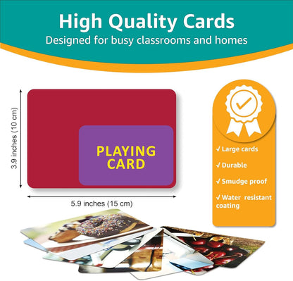 Language Flash Cards Set: Feelings and Emotions, Prepositions, Verbs, Categories & Go Togethers | Vocabulary Builder | Speech Therapy Materials | Autism Learning Materials | ESL Teaching Materials
