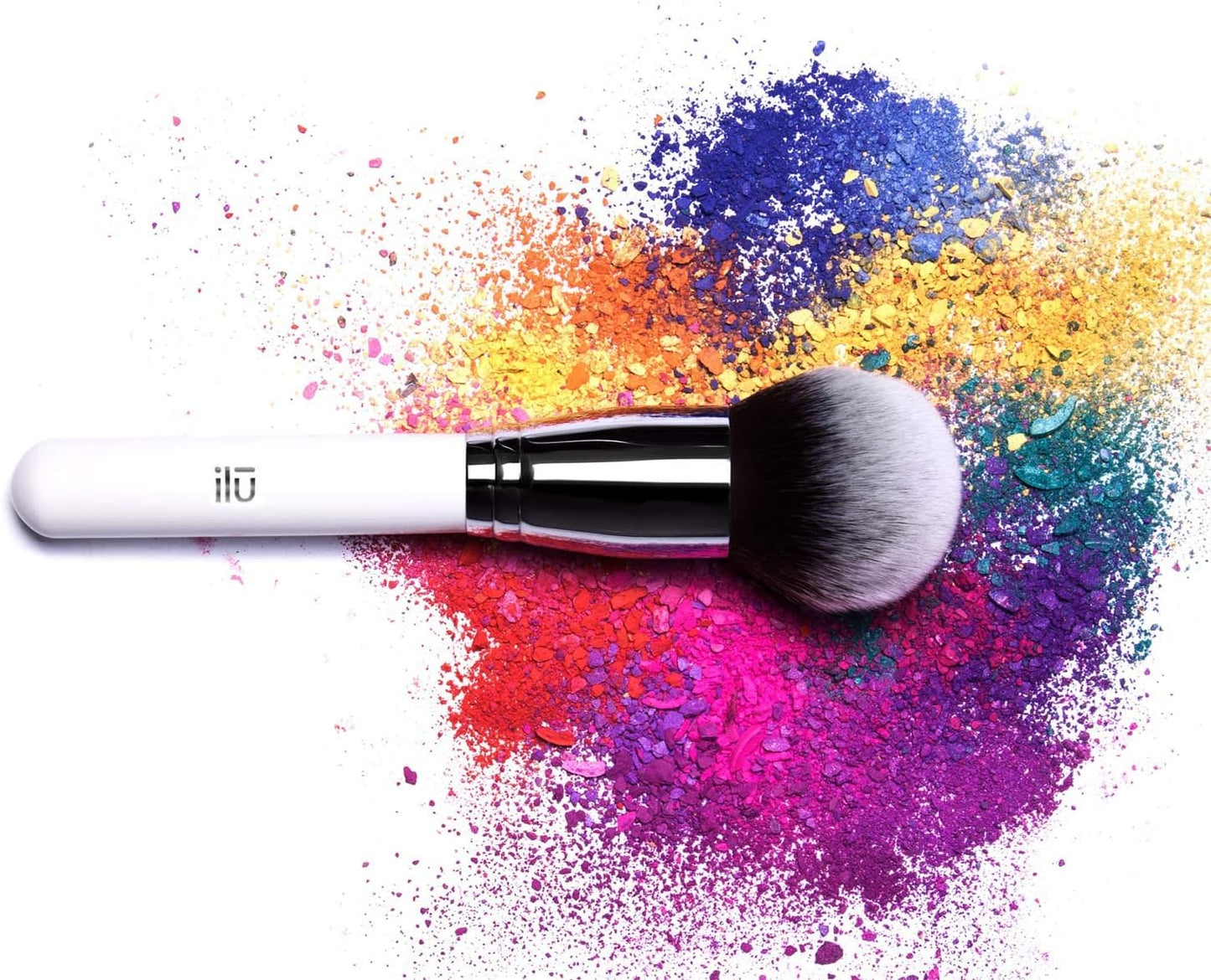 POWDER Big Brush 209 1u Soft Synthetic Wood Handle Easy Cleaning Gift for Artist Makeup Accessories Beauty Visage