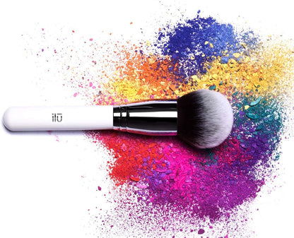 POWDER Big Brush 209 1u Soft Synthetic Wood Handle Easy Cleaning Gift for Artist Makeup Accessories Beauty Visage