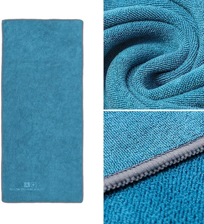 Car Microfiber Towel, Vehicle Cleaning Cloth, 13.78 x 29.53 Inches Strong Efficiency, Quick-Drying Wash Rag, Non-Linting, Super Absorbent for Car Detailing, Housekeeping, Garage Use