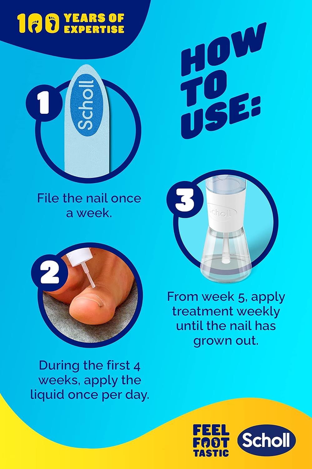 Scholl Fungal Nail Treatment File and Liquid 3.8ml