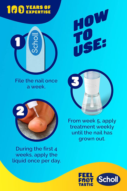 Scholl Fungal Nail Treatment File and Liquid 3.8ml