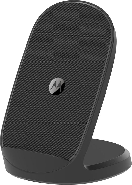Motorola TurboPower 15W Qi Wireless Stand Fast, Convenient Charging for Moto G Power 2024/2025, Stylus (2025), Stylus 5G 2024, Edge 2022/2023/2024, Razr/Razr Plus 2023/2024/2025, Razr Ultra