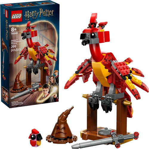 LEGO Harry Potter Fawkes: Dumbledore’s Phoenix Kids Toy - Building and Learning Toy for Pretend Play - Harry Potter Collectible for Boys and Girls, Ages 8+ - Gift Idea for Birthdays - 76448