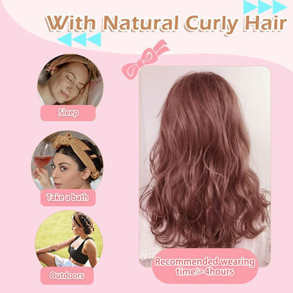 Long Hair Curler for Heatless Velvet Soft Band Curler Curler for Long, Medium Hair