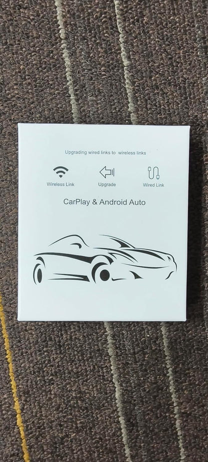 Wireless Car-Play Adapter, Euakee Mini Edition Automatic Wireless Adapter, Converts Wired to Wireless Car-Play Dongle Plug & Play Car-Play Adapter for Android and Android for 800+ Vehicles