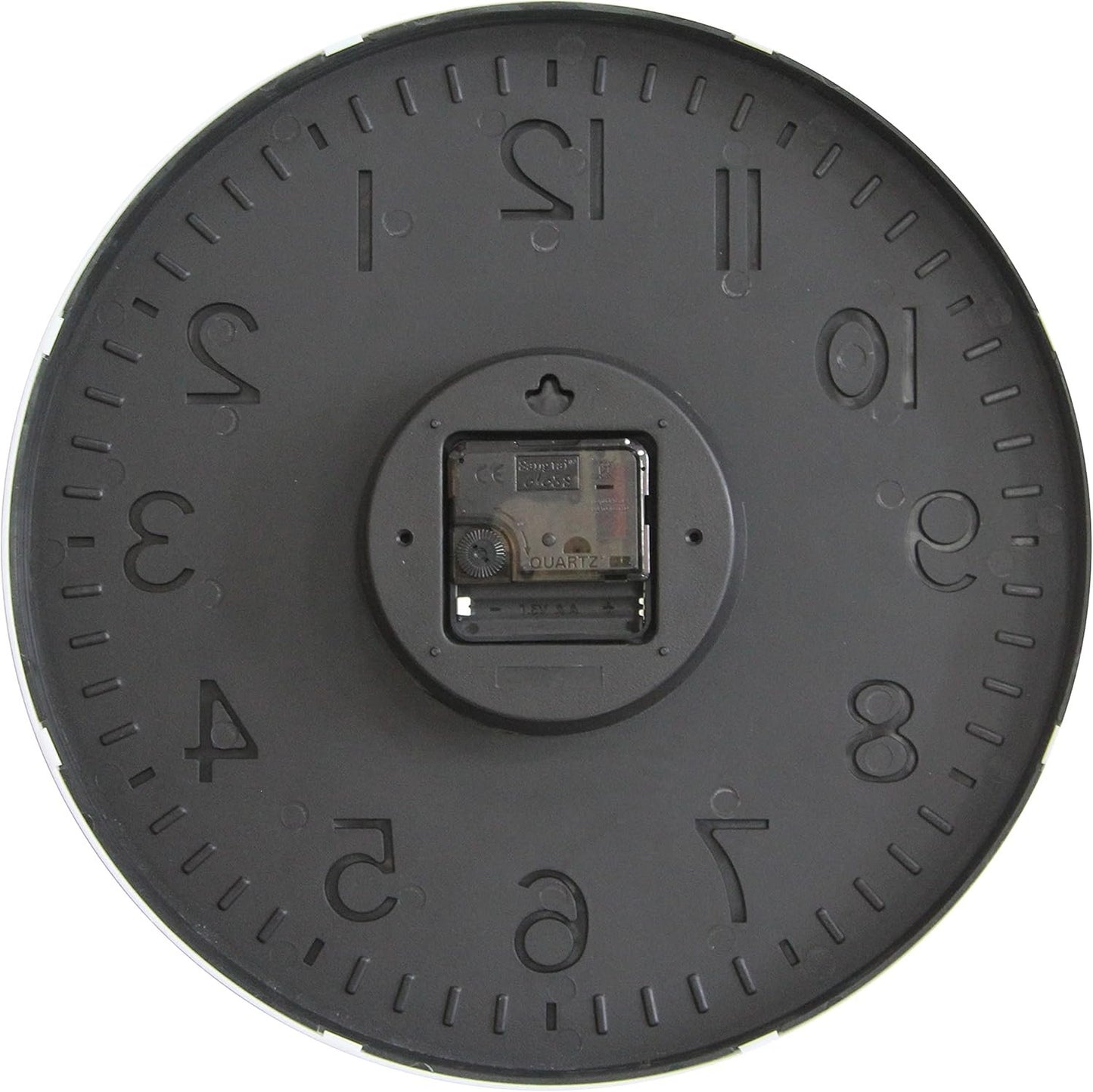 HZDHCLH Green Wall Clocks Battery Operated,12 inch Silent Non Ticking Modern Wall Clock for Home Living Room Bedroom Kitchen Office Classroom Decor