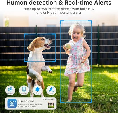 Light Bulb Security Camera 2 Packs, 5G&2.4GHz 2K Security Cameras Wireless Outdoor 360° PTZ Cameras for Home Security with Color Night Vision, 2 Way Talk, AI Human Detection, Screw in Light Socket
