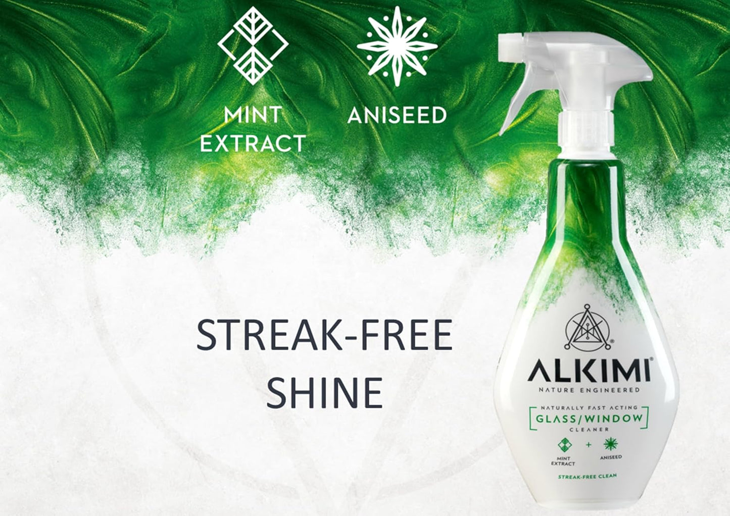 ALKIMI Home Essentials Cleaning, Variety Pack of 3 – Multipurpose, Bathroom & Glass Window Cleaner Spray – Natural Household Supplies Antibacterial Eco Cleaning Sprays