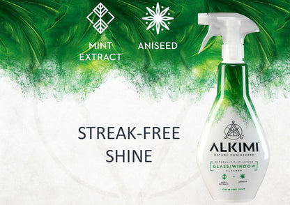 ALKIMI Home Essentials Cleaning, Variety Pack of 3 – Multipurpose, Bathroom & Glass Window Cleaner Spray – Natural Household Supplies Antibacterial Eco Cleaning Sprays