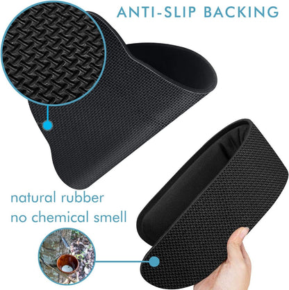 VAGAU Premium Keyboard Wrist Rest and Mouse Pad Wrist Support, Ergonomic Memory Foam Set for Office, Laptop, Mac, Computer and Gaming, Comfortable Typing &Wrist Pain Relief