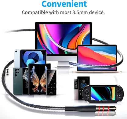 Earbuds Wired with Microphone Pack of 5, Noise Isolating in-Ear Headphones, Powerful Heavy Bass, High Definition, Earphones Compatible with iPhone, iPod, iPad, MP3, Samsung, and Most 3.5mm Jack