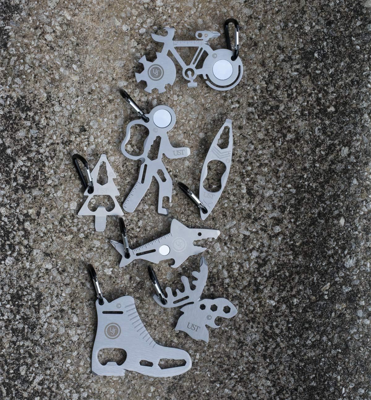 UST 20-12463 Stainless Steel Tool a Long Multi-Tool, Antelope