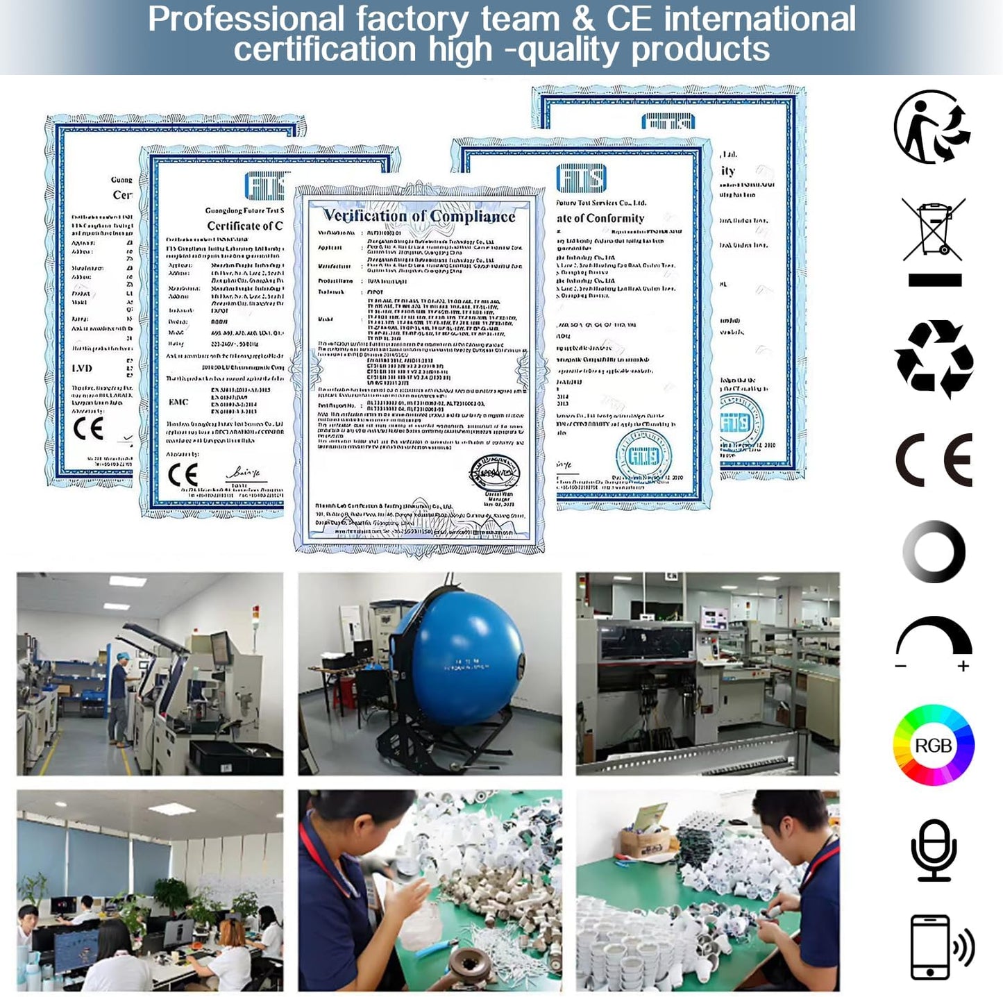 Eregou Dimmable LED Ceiling Light, 24W 2400LM Smart RGB LED Ceiling Light Alexa, Living Room Lamp IP44 Bedroom Lamp, Compatible with Alexa APP Google Assistant, 2700K-6500K