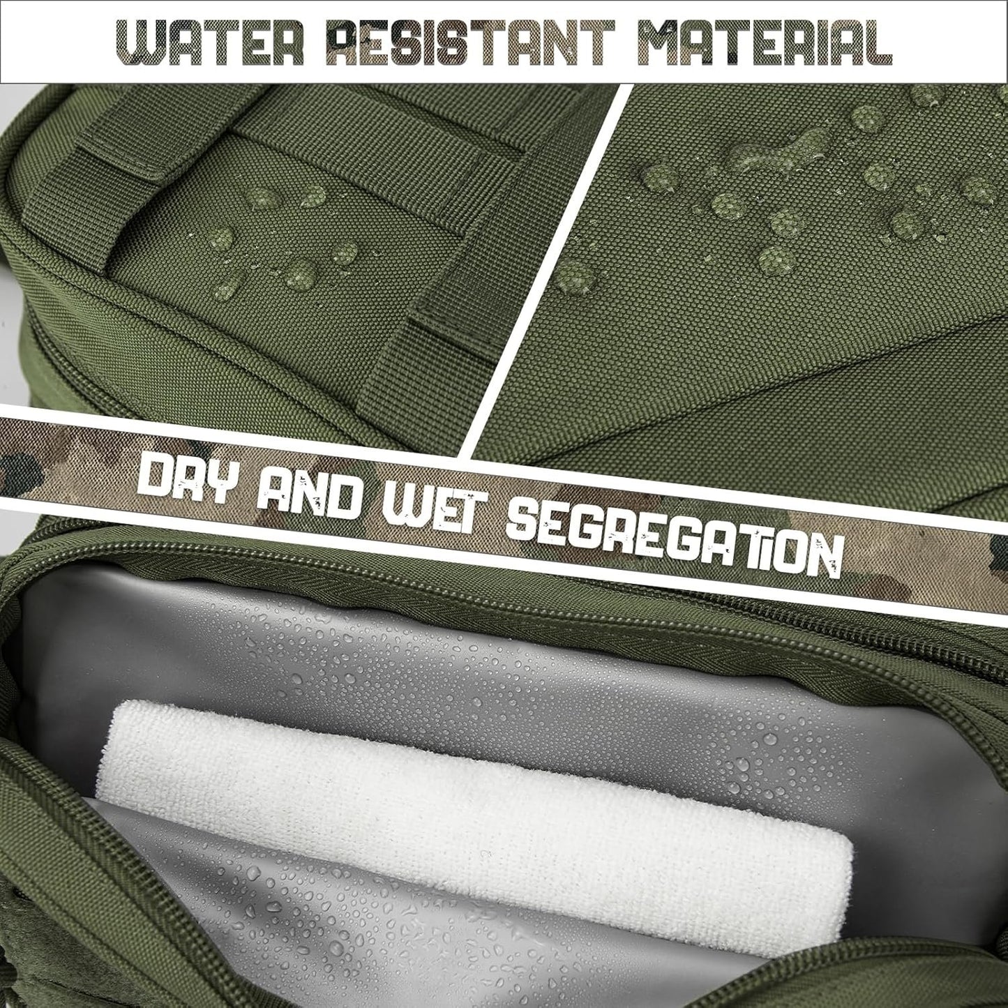 Tactical Toiletry Bag Hygiene Bag EDC Tool Molle Pouch Small Dopp Kit Shaving Travel Shower Pocket