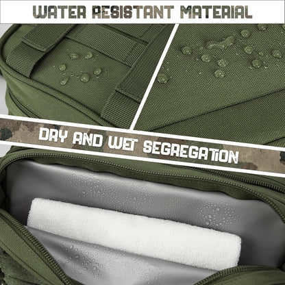 Tactical Toiletry Bag Hygiene Bag EDC Tool Molle Pouch Small Dopp Kit Shaving Travel Shower Pocket