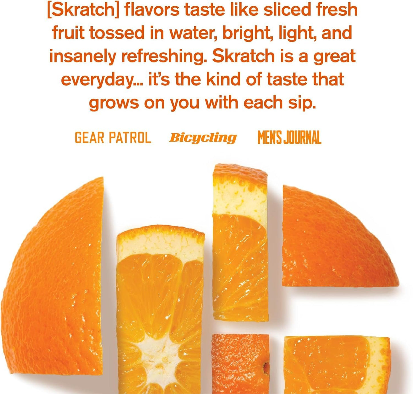 SKRATCH LABS Hydration Packets Hydration Drink Mix |Electrolyte Powder Developed for Athletes and Sports Performance | Orange (20ct) Gluten Free, Vegan, Kosher