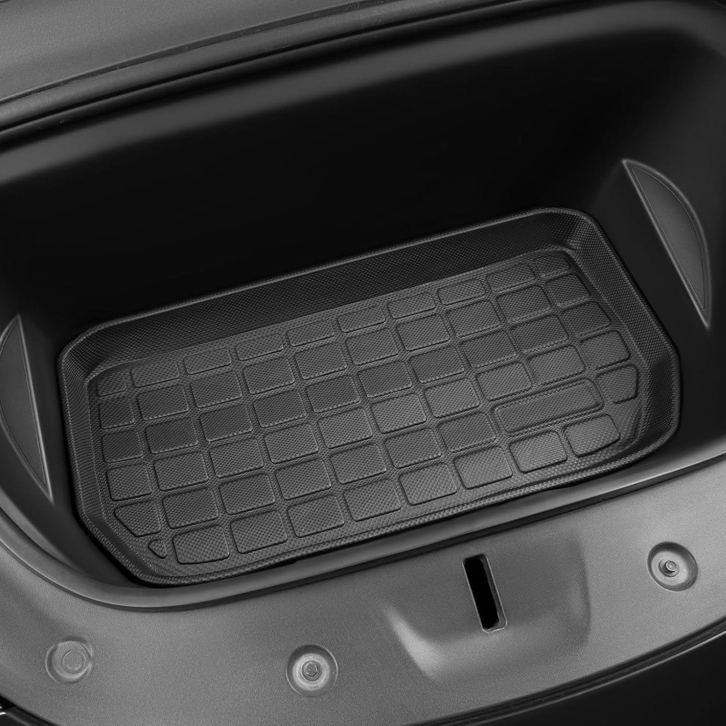 SUPER LINER All-Weather Floor Mats & Cargo Liners for Tesla Model Y 5-Seat 2021-2025 2026, Custom Fit TPE Trunk Mats, Anti-Slip Interior Accessories(Does NOT fit 7-Seat & Juniper)