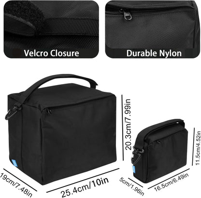 ccuzs Outdoor Gear Bag, Multi-Use Storage Sack, Sand Bag Organizer, Heavy-Duty Handles, Water-Resistant Fabric, Black, Ideal for Camping, Travel, Gym, Hiking, Backpacking