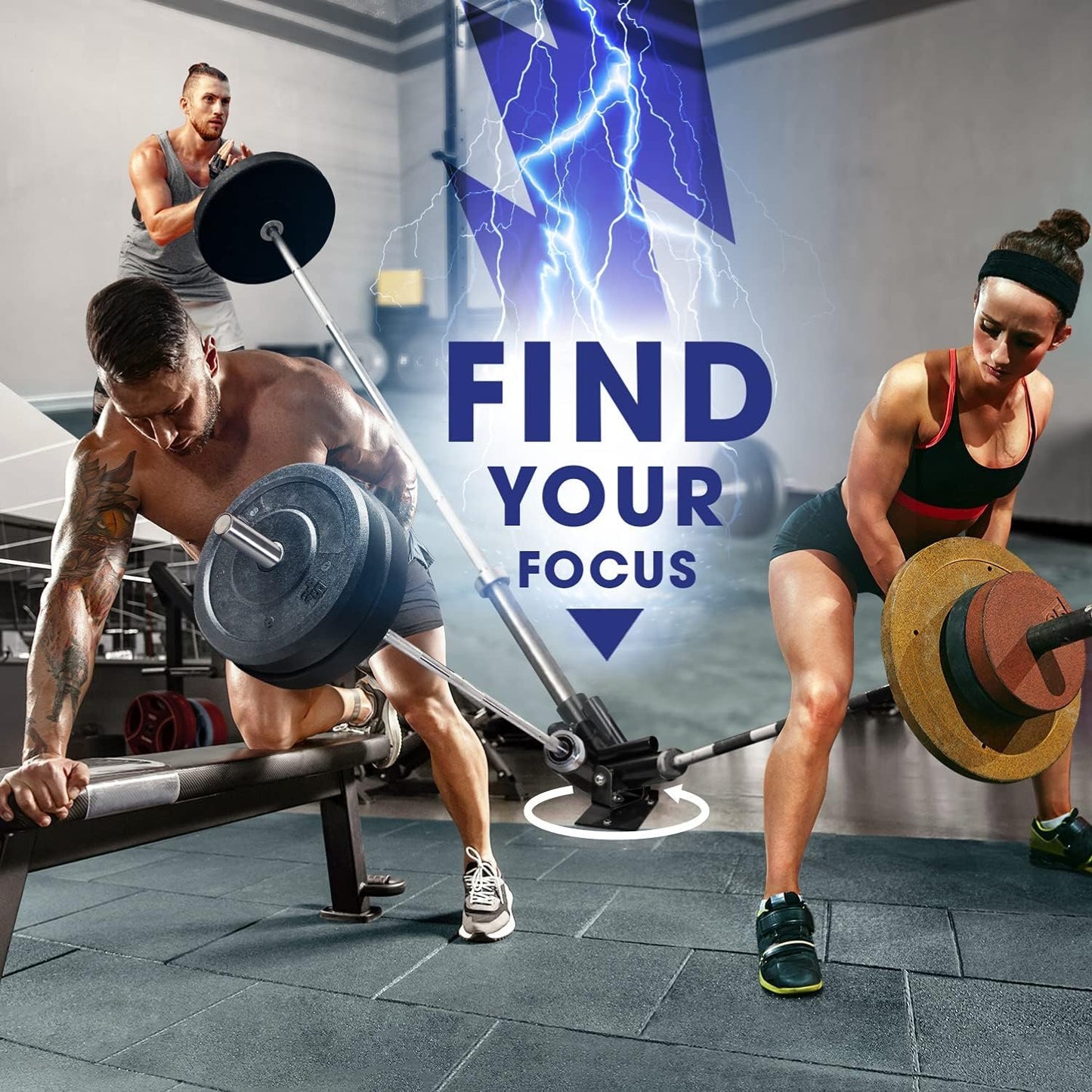 Yes4All Deluxe T-Bar Row - Landmine Attachment - Landmine Base – 2 Options: Platform And Insert – Full 360° Swivel – Fits 1” Standard and 2” Olympic Bars - Great for Home Gym