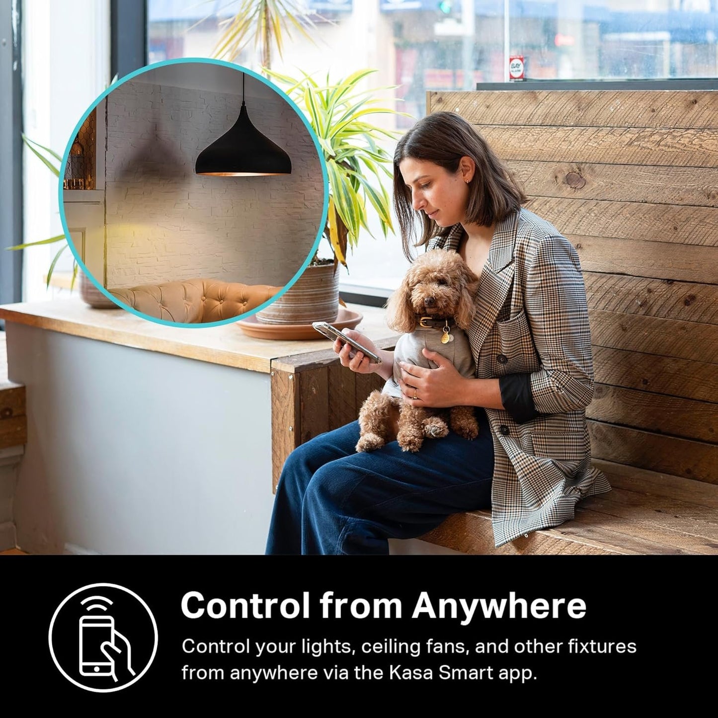 Kasa Smart Dimmer Switch 2-Gang HS220-2, Single Pole, Needs Neutral Wire, 2.4GHz Wi-Fi Light Switch Compatible with Alexa and Google Home, UL Certified, No Hub Required, White